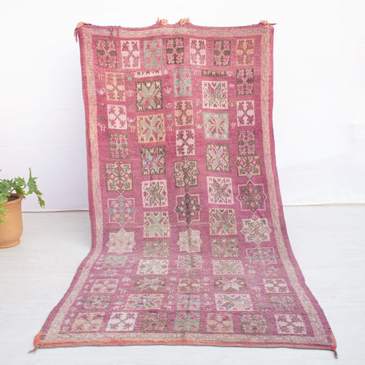 Moroccan Vintage Rug Tamo 3.70×1.80m / 12 × 6 Ft